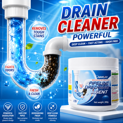 Powerful Pipe Dredging Agent for Kitchen and Toilet Pipelines 260 gm (Pack of 1)