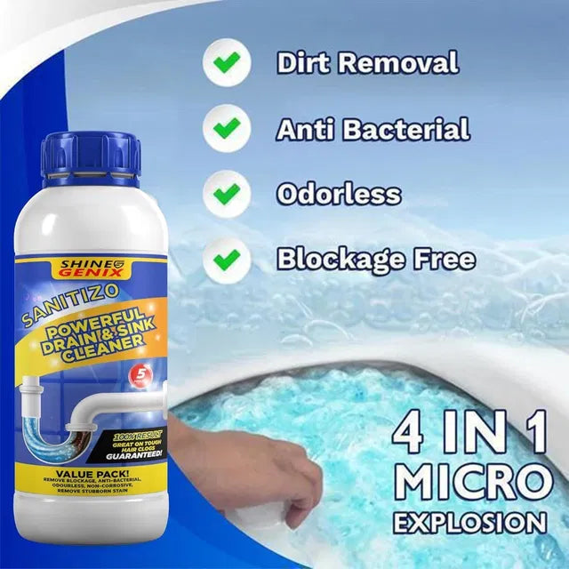 Drain Clog Remover Sink Pipe Cleaner (Pack of 4)